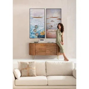 KARE Design Quadro com Moldura Cloud Boat 60x120 cm Online