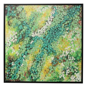 KARE Design Quadro com Moldura Dust Cinzento 100x100cm Online