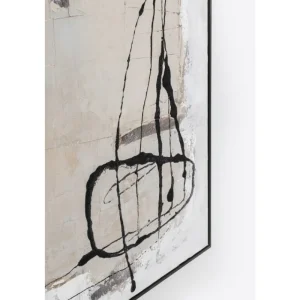 KARE Design Quadro com Moldura Dust Cinzento 100x100cm Outlet