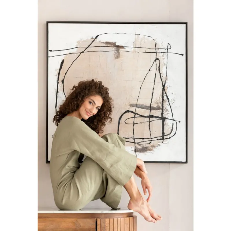 quadro_com_moldura_dust_c_7.webp KARE Design Quadro com Moldura Dust Cinzento 100x100cm Outlet