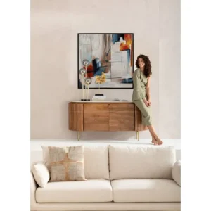 KARE Design Quadro com Moldura Visione Obliquo 100x100 cm Sale