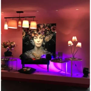 KARE Design Quadro de Vidro Flower Art Lady 120x120cm Online