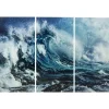 KARE Design Quadro de Vidro Triptychon Wave 160x240cm (conj.3) Best