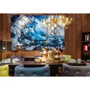 KARE Design Quadro de Vidro Triptychon Wave 160x240cm (conj.3) Best