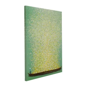 KARE Design Quadro em tela Flower Boat Roxo/Branco 80x100cm Online