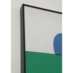 KARE Design Quadro emoldurado Abstract Shapes Green 73x143cm Online