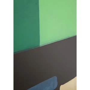 KARE Design Quadro emoldurado Abstract Shapes Green 73x143cm Online