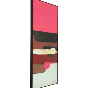 KARE Design Quadro emoldurado Abstract Shapes Pink 73x143cm Best