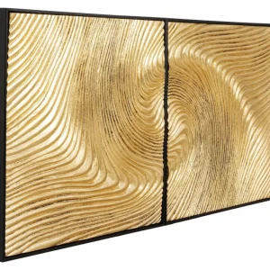 KARE Design Quadro Wave Gold (Conj. 2) New