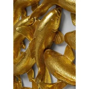 KARE Design "Decoração de Parede School of Koi Gold Ø160 cm   54340" Fashion