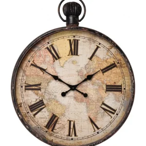 KARE Design Relógio de Parede European Map 96cm Clearance