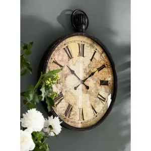 KARE Design Relógio de Parede European Map 96cm Clearance