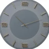 KARE Design Relógio de Parede Leonardo Cinzento/Dourado Hot