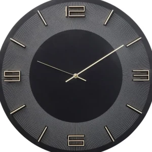 KARE Design Relógio de Parede Leonardo Preto/Dourado Discount