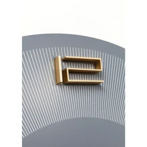 KARE Design Relógio de Parede Leonardo Cinzento/Dourado Hot