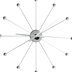 KARE Design Relógio de Parede Like Umbrella Balls Cromado Hot