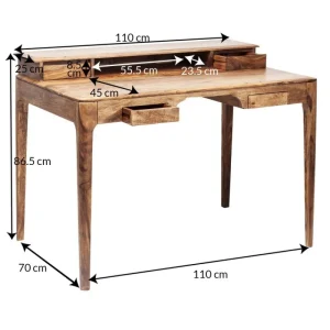 KARE Design Secretária Brooklyn Nature 110x70cm Hot