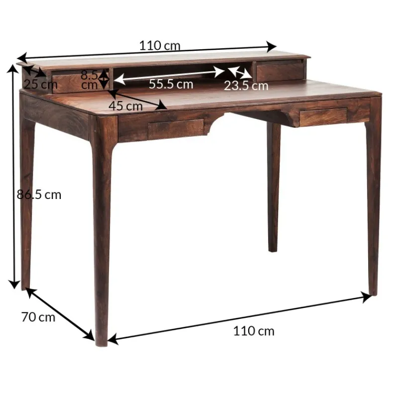 secretria_brooklyn_walnut_3.webp KARE Design Secretária Brooklyn Walnut 110x70cm Fashion