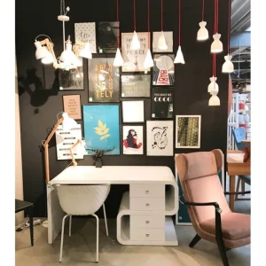 KARE Design Secretária Club Snake Branca 150x70cm New