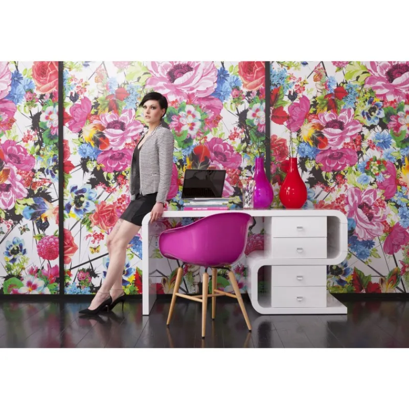 secretria_club_snake_bran_4.webp KARE Design Secretária Club Snake Branca 150x70cm New