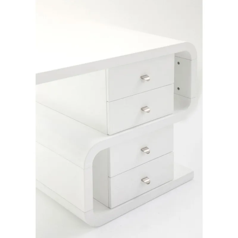 secretria_club_snake_bran_8.webp KARE Design Secretária Club Snake Branca 150x70cm New