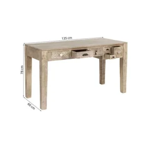 KARE Design Secretária Puro 135x60cm 6 gav. Fashion