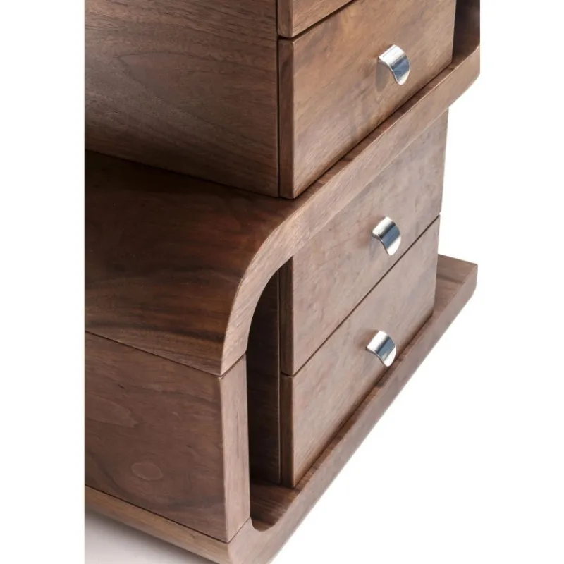 secretria_soft_snake_waln_7.webp KARE Design Secretária Soft Snake Walnut 150x70cm Hot