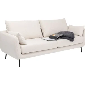 KARE Design Sofá 2 lugares Amalfi Creme 219 cm Fashion