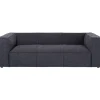 KARE Design Sofá 3 lugares Cubetto Cinzento Escuro 220 cm Fashion