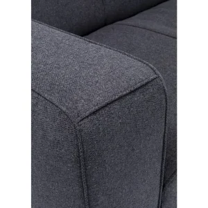 KARE Design Sofá 3 lugares Cubetto Cinzento Escuro 220 cm Fashion