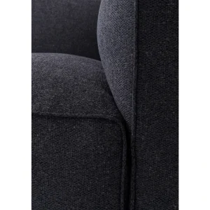 KARE Design Sofá 3 lugares Cubetto Cinzento Escuro 220 cm Fashion