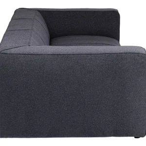 KARE Design Sofá 3 lugares Cubetto Cinzento Escuro 220 cm Fashion