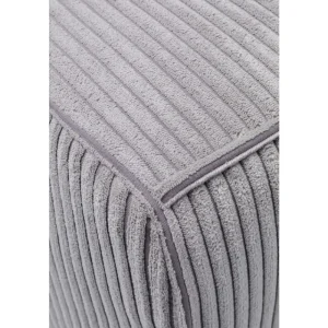 KARE Design Sofá 3 lugares Cubetto Cord Cinzento Claro 220 cm Discount