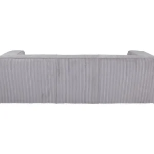KARE Design Sofá 3 lugares Cubetto Cord Cinzento Claro 220 cm Discount