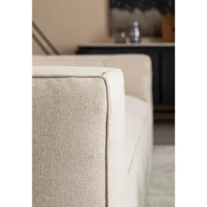 KARE Design Sofá 3 lugares Cubetto Creme 220 cm Fashion