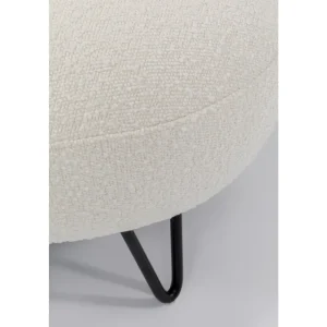 KARE Design Sofá 2 lugares Peppo Branco 182 cm Fashion