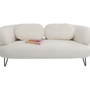 KARE Design Sofá 2 lugares Peppo Branco 182 cm Fashion