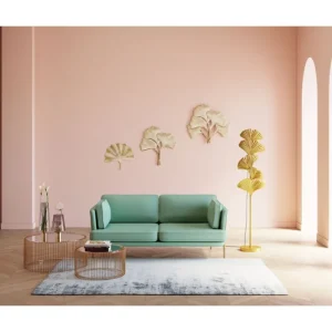 KARE Design Sofá 3 lugares Shirly Mint 166 cm Outlet