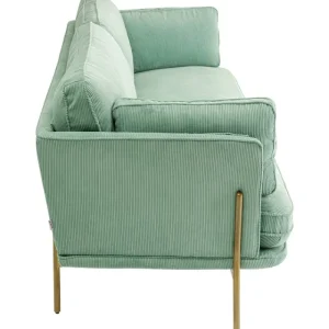 KARE Design Sofá 3 lugares Shirly Mint 166 cm Outlet