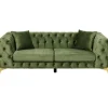 KARE Design Sofá Bellissima 2 lugares Velvet verde Clearance
