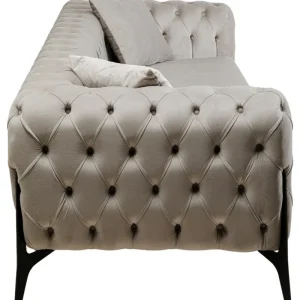 KARE Design Sofá Bellissima 3-lugares Beige 240cm Discount