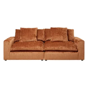 KARE Design Sofá Chill laranja de 2 lugares Fashion