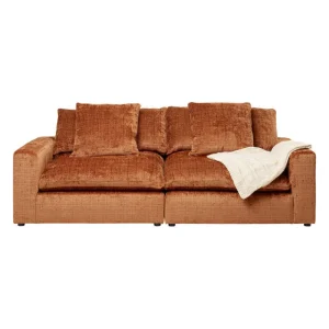 KARE Design Sofá Chill laranja de 2 lugares Fashion