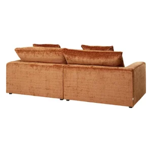 KARE Design Sofá Chill laranja de 2 lugares Fashion