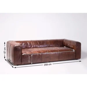 KARE Design Sofá Cubetto 3 lug. New