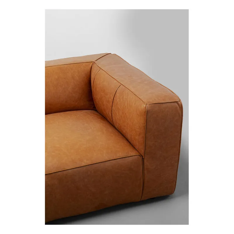 sof_cubetto_smart_leather_7.webp KARE Design Sofá Cubetto Smart Leather Castanho claro 220cm Discount