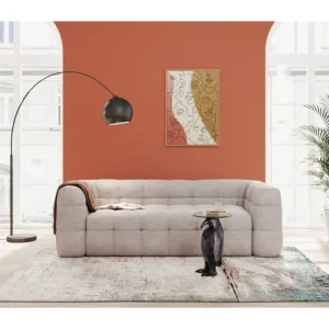 KARE Design Sofá de 3 lugares Salamanca Creme 240 cm Hot