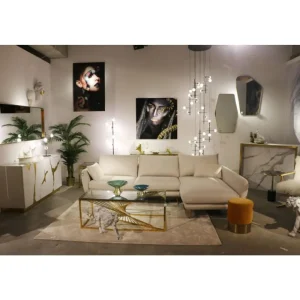 KARE Design Sofá de canto Amalfi Direito Creme 275cm Online