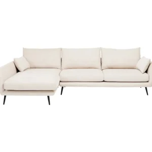 KARE Design Sofá de canto Amalfi Esquerdo Creme 275cm Hot