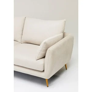 KARE Design Sofá de canto Amalfi Esquerdo Creme 275cm Hot